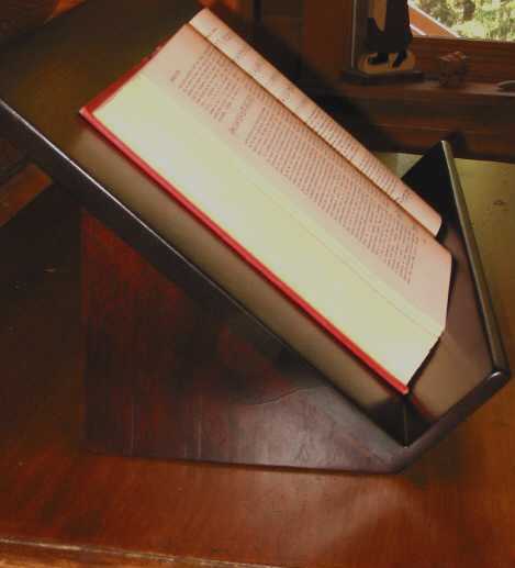 Table Top Mahogany Sit or Stand Book Stand