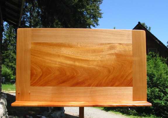 Modern Mix of Alder, Walnut and Maple Side grain Cutting Board